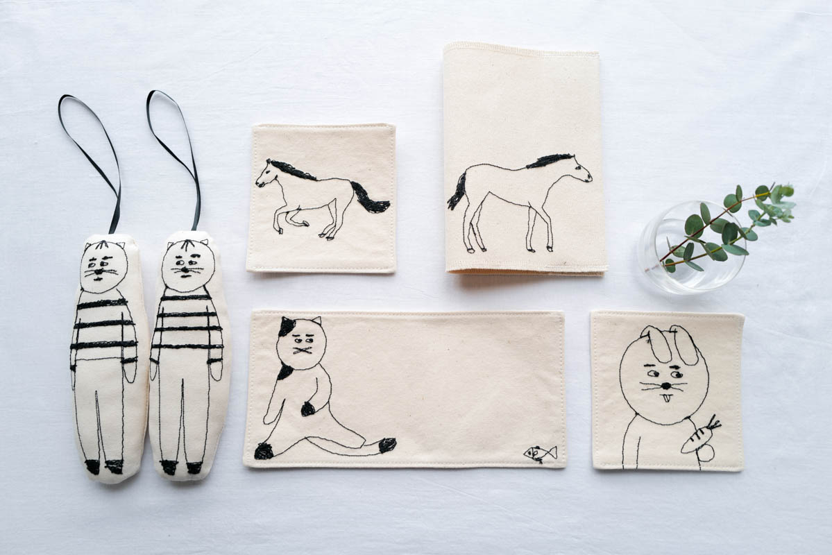 sennokotoさんのオーナメントや刺繍作品が新・再入荷しています。